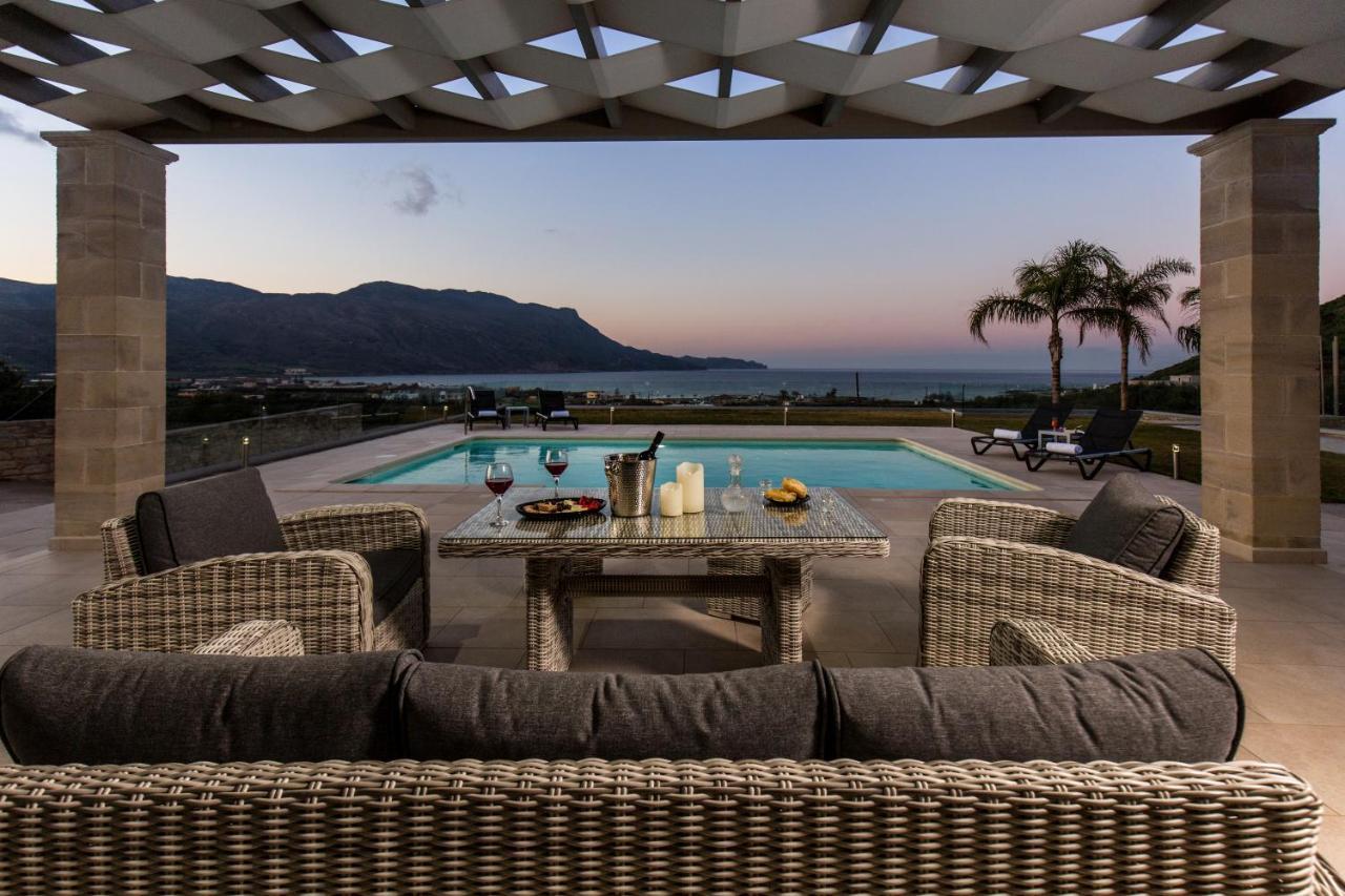 Larimar Luxury Sea View Villa Кісамос Екстер'єр фото